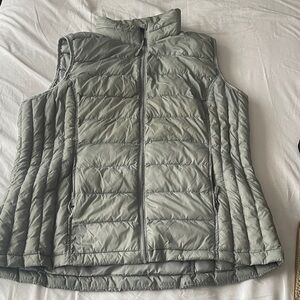 Sleek Gray Puffer Vest